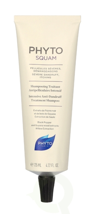 Phyto Phytosquam Intensive Exfoliating Treatment Shampoo 125 ml ryhmässä KAUNEUS JA TERVEYS / Hiukset &Stailaus / Hiustenhoito / Shampoo @ TP E-commerce Nordic AB (C62435)