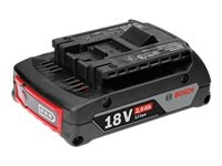 Bosch GBA Batteri Litiumion 2Ah ryhmässä KOTI, TALOUS JA PUUTARHA / Työkalut & Tee itse / Paristot ja akut sähkötyökaluihin @ TP E-commerce Nordic AB (C62610)