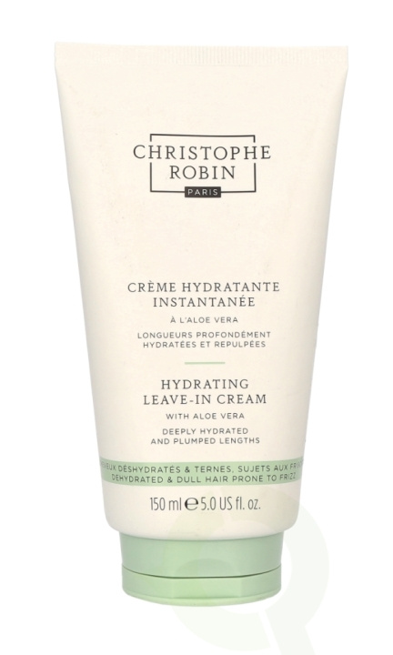 Christophe Robin Hydrating Leave-In Cream 150 ml With Aloe Vera ryhmässä KAUNEUS JA TERVEYS / Ihonhoito / Kasvot / Kasvovoide @ TP E-commerce Nordic AB (C62879)