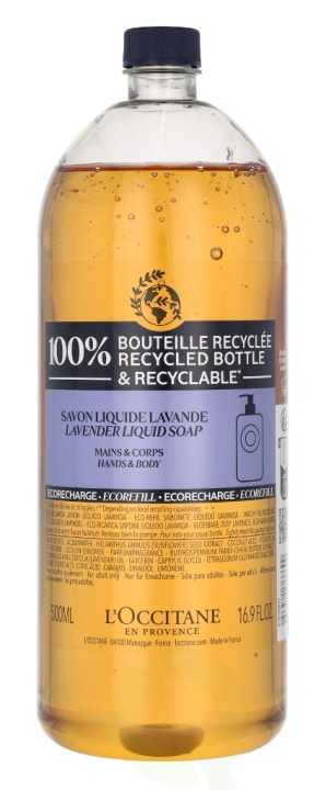 L\'Occitane Lavender Liquid Hand & Body Soap - Refill 500 ml ryhmässä KAUNEUS JA TERVEYS / Ihonhoito / Kehon hoito / Käsisaippua @ TP E-commerce Nordic AB (C63944)