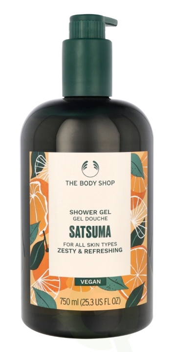 The Body Shop Shower Gel 750 ml Satsuma ryhmässä KAUNEUS JA TERVEYS / Ihonhoito / Kehon hoito / Kylpy- ja suihkugeelit @ TP E-commerce Nordic AB (C64020)