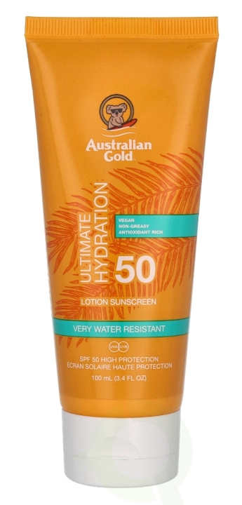 Australian Gold Ultimate Hydration Lotion SPF50 100 ml ryhmässä KAUNEUS JA TERVEYS / Ihonhoito / Rusketus / Aurinkosuoja @ TP E-commerce Nordic AB (C64354)