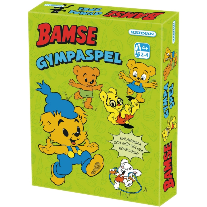 Kärnan Bamse Gympaspel ryhmässä LELUT, TUOTTEET LAPSILLE JA VAUVOILLE / Leikkikalut, Askartelu &Pelit / Seurapelit / Lasten pelit @ TP E-commerce Nordic AB (C64554)