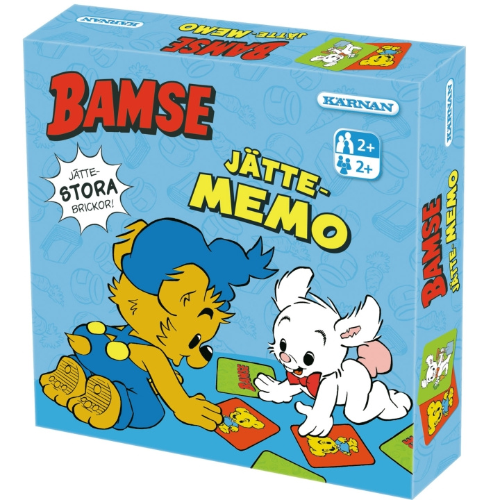 Kärnan Bamse Jättememo ryhmässä LELUT, TUOTTEET LAPSILLE JA VAUVOILLE / Peli / Lasten pelit @ TP E-commerce Nordic AB (C64555)