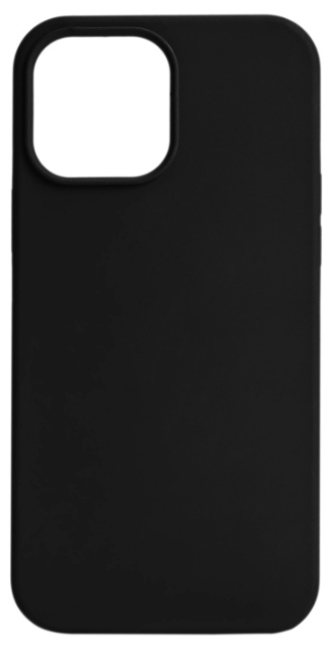 Essentials iPhone 12 mini silicone back cover, Black ryhmässä ÄLYPUHELIMET JA TABLETIT / Puhelimen suojakotelo / Apple / iPhone 12 Mini @ TP E-commerce Nordic AB (C64969)