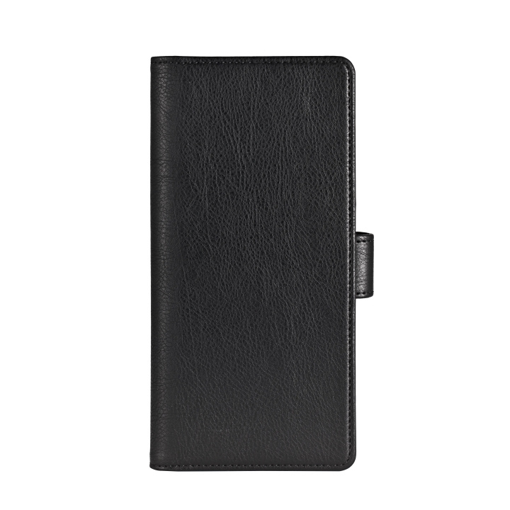 Essentials Xiaomi 12 Pro PU wallet, 3 cards, black ryhmässä ÄLYPUHELIMET JA TABLETIT / Puhelimen suojakotelo / Xiaomi @ TP E-commerce Nordic AB (C65028)