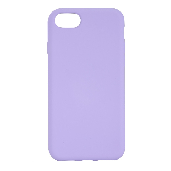 Essentials iPhone 6/7/8/SE (2020/2022) Silicone back cov,Purp ryhmässä ÄLYPUHELIMET JA TABLETIT / Puhelimen suojakotelo / Apple / iPhone SE (2nd gen & 3rd gen) / Kuoret @ TP E-commerce Nordic AB (C65048)