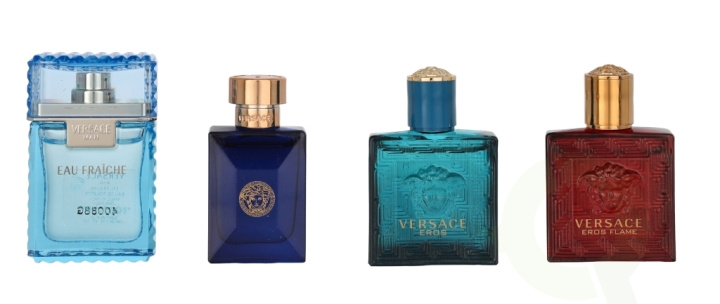 Versace Miniatures Set Men 20 ml ryhmässä KAUNEUS JA TERVEYS / Lahjapakkaukset / Miesten lahjapakkaukset @ TP E-commerce Nordic AB (C65479)