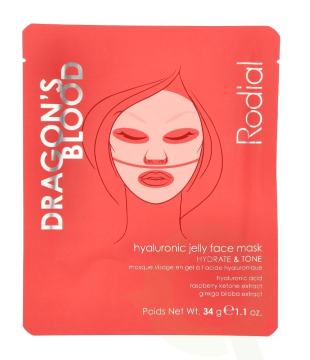 Rodial Dragon\'s Blood Hyaluronic Mask 34 g ryhmässä KAUNEUS JA TERVEYS / Ihonhoito / Kasvot / Naamiot @ TP E-commerce Nordic AB (C65573)