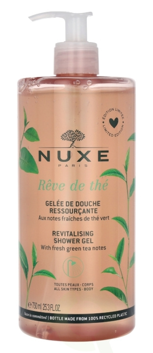 Nuxe Revitalising Shower Gel 750 ml Dream Tea ryhmässä KAUNEUS JA TERVEYS / Ihonhoito / Kehon hoito / Kylpy- ja suihkugeelit @ TP E-commerce Nordic AB (C65586)