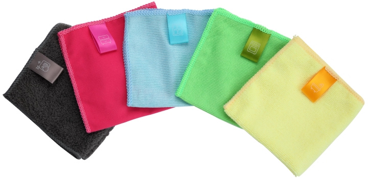 Nordic Quality Cleaning cloths, 5-pack ryhmässä KOTI, TALOUS JA PUUTARHA / Siivoustuotteet / Siivoustarvikkeet @ TP E-commerce Nordic AB (C65790)