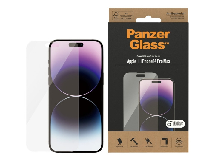 PanzerGlass Apple iPhone 14 Pro Max ryhmässä ÄLYPUHELIMET JA TABLETIT / Puhelimen suojakotelo / Apple / iPhone 14 @ TP E-commerce Nordic AB (C65892)