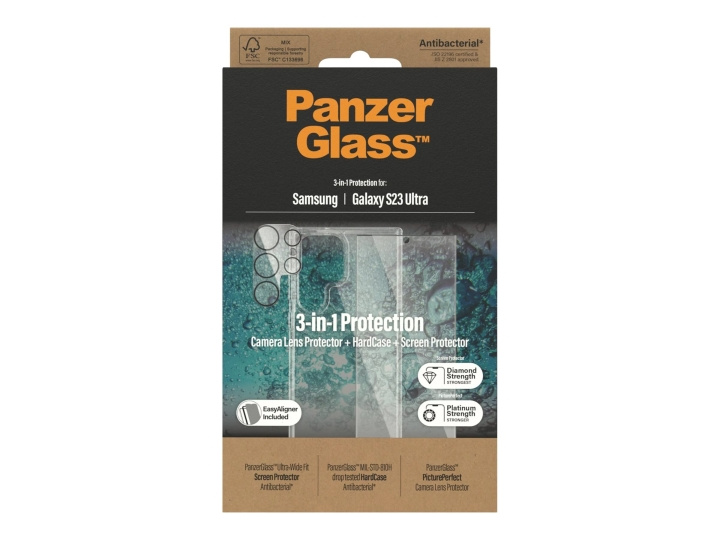 PanzerGlass Skærm/objektiv/rygbeskyttersæt ryhmässä ÄLYPUHELIMET JA TABLETIT / Puhelimen suojakotelo / Samsung @ TP E-commerce Nordic AB (C65902)