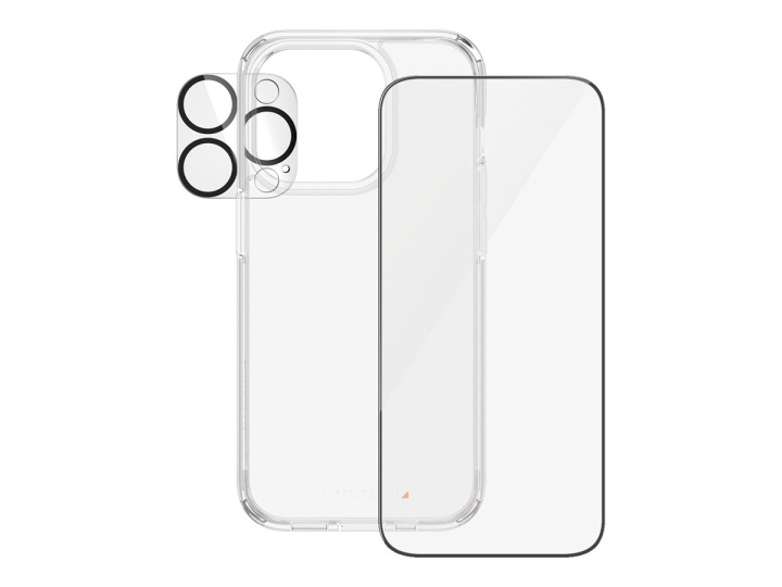 PanzerGlass Skærm/objektiv/rygbeskyttersæt Sort Transparent Apple iPhone 15 Pro ryhmässä ÄLYPUHELIMET JA TABLETIT / Puhelimen suojakotelo / Apple / iPhone 15 @ TP E-commerce Nordic AB (C65909)