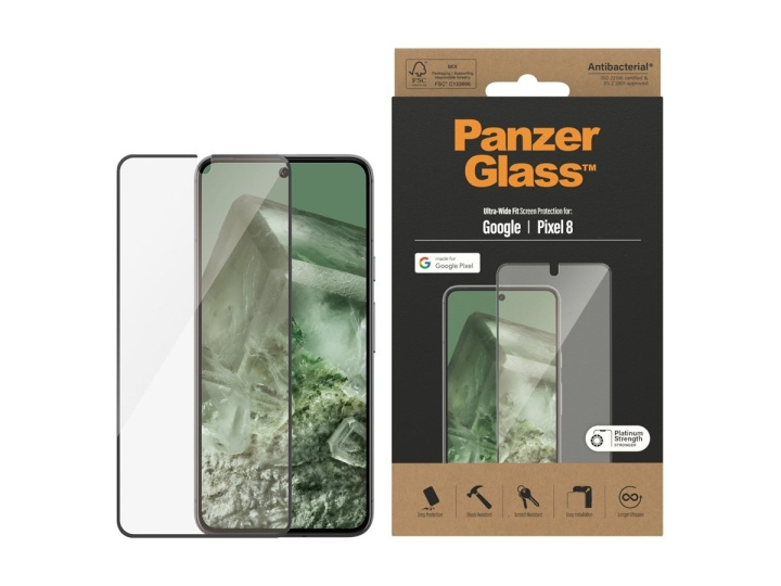 PanzerGlass Google Pixel 8 ryhmässä ÄLYPUHELIMET JA TABLETIT / Puhelimen suojakotelo / Google @ TP E-commerce Nordic AB (C65912)