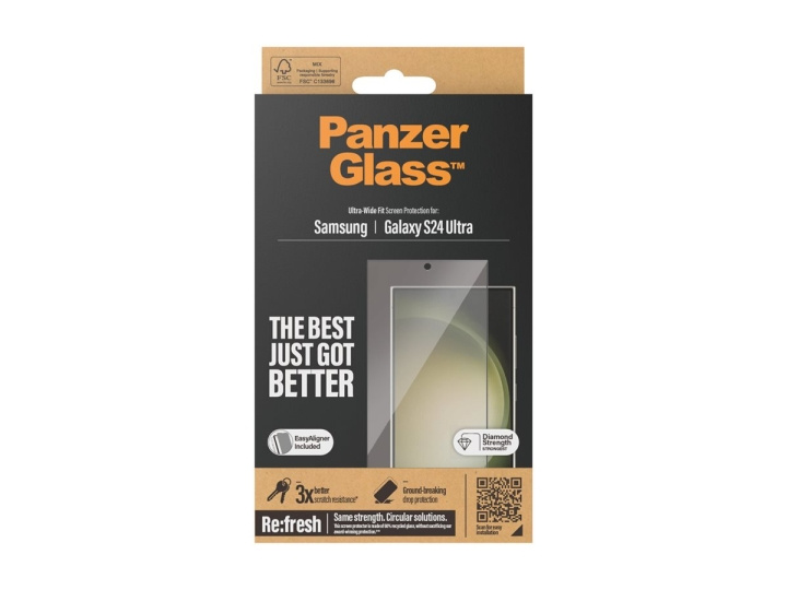 PanzerGlass Samsung Galaxy S24 Ultra ryhmässä ÄLYPUHELIMET JA TABLETIT / Puhelimen suojakotelo / Samsung @ TP E-commerce Nordic AB (C65933)