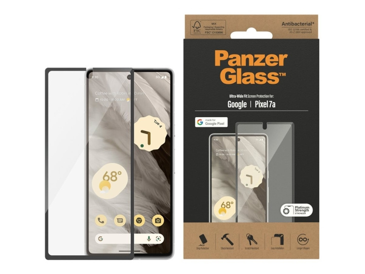 PanzerGlass Google Pixel 7a ryhmässä ÄLYPUHELIMET JA TABLETIT / Puhelimen suojakotelo / Google @ TP E-commerce Nordic AB (C65945)