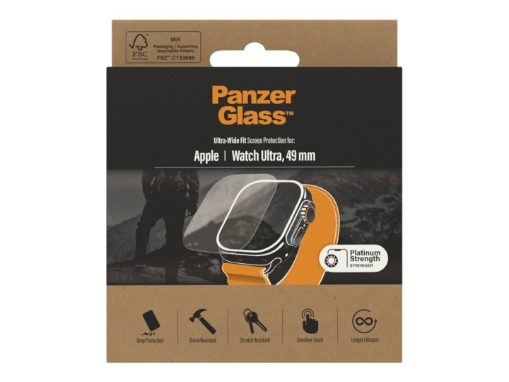 PanzerGlass Skærmbeskytter Smart watch Transparent Glas ryhmässä URHEILU, VAPAA-AIKA JA HARRASTUS / Urheilu- ja sykekellot / Älykellot @ TP E-commerce Nordic AB (C65957)