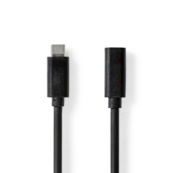 Nedis USB kaapeli | USB 3.2 Gen 1 | USB-C™ Uros | USB-C™ Naaras | 4K@60Hz | 5 Gbps | Niklattu | 2.00 m | Pyöreä | PVC | Musta | Laatikko ryhmässä TIETOKOONET & TARVIKKEET / Kaapelit & Sovittimet / USB / USB-C @ TP E-commerce Nordic AB (C66102)