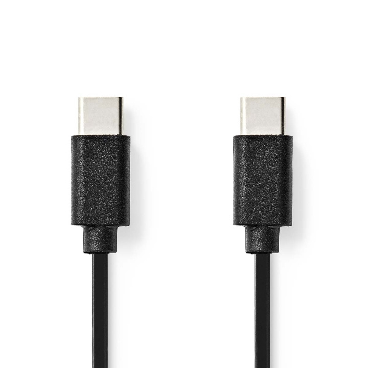 Nedis USB kaapeli | USB 2.0 | USB-C™ Uros | USB-C™ Uros | 60 W | 480 Mbps | Niklattu | 1.00 m | Pyöreä | PVC | Musta | Label ryhmässä TIETOKOONET & TARVIKKEET / Kaapelit & Sovittimet / USB / USB-C @ TP E-commerce Nordic AB (C66137)