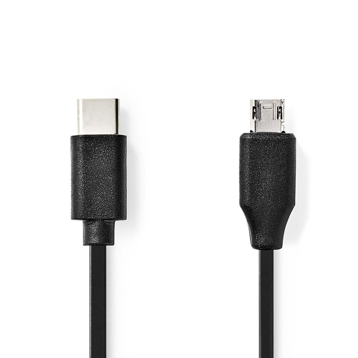 Nedis USB kaapeli | USB 2.0 | USB-C™ Uros | USB Micro-B Uros | 60 W | 480 Mbps | Niklattu | 1.00 m | Pyöreä | PVC | Musta | Label ryhmässä TIETOKOONET & TARVIKKEET / Kaapelit & Sovittimet / USB / Micro-USB @ TP E-commerce Nordic AB (C66138)