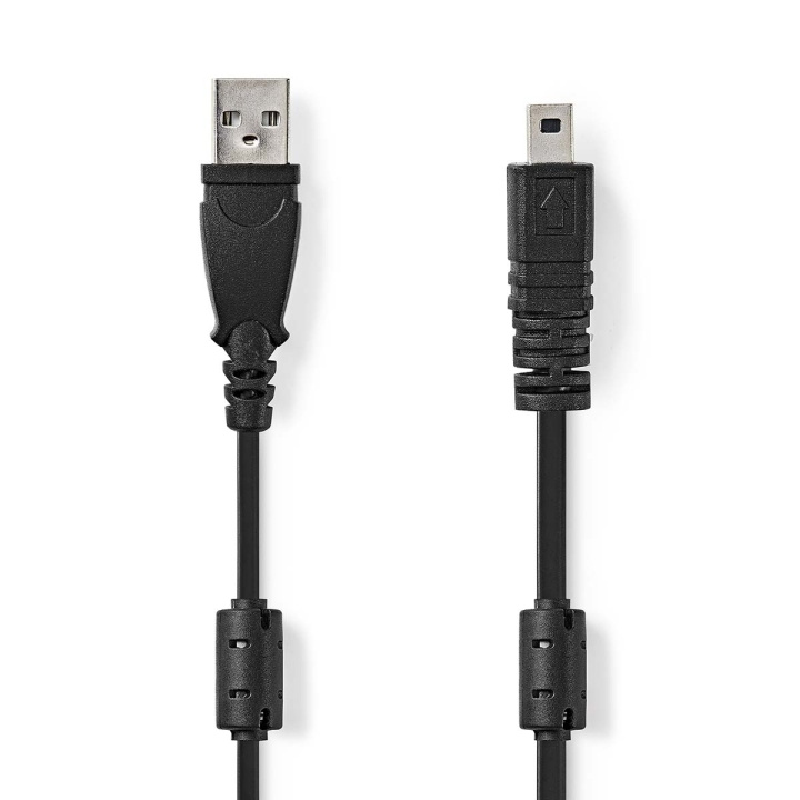 Nedis USB kaapeli | USB 2.0 | USB-A Uros | UC-E6 8-pinninen Uros | 480 Mbps | Niklattu | 2.00 m | Pyöreä | PVC | Musta | Label ryhmässä TIETOKOONET & TARVIKKEET / Kaapelit & Sovittimet / USB / Mini-USB / Kaapelit @ TP E-commerce Nordic AB (C66139)