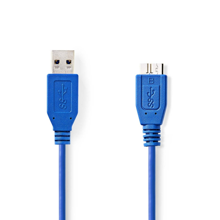 Nedis USB kaapeli | USB 3.2 Gen 1 | USB-A Uros | USB Micro-B Uros | 5 Gbps | Niklattu | 5.00 m | Pyöreä | PVC | Sininen | Kirjekuori ryhmässä TIETOKOONET & TARVIKKEET / Kaapelit & Sovittimet / USB / Micro-USB / Kaapelit @ TP E-commerce Nordic AB (C66161)