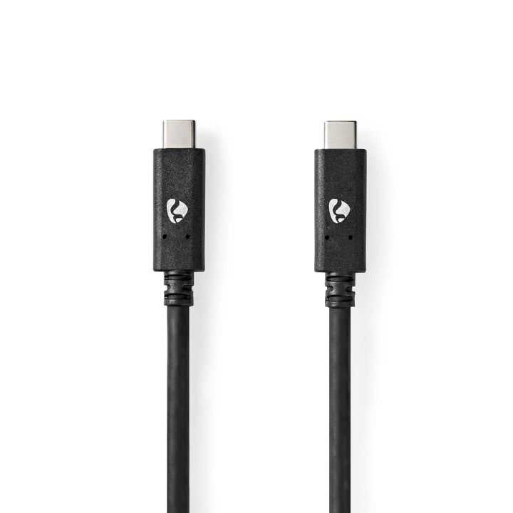 Nedis USB kaapeli | USB 3.2 Gen 2 | USB-C™ Uros | USB-C™ Uros | 100 W | 4K@60Hz | 10 Gbps | Niklattu | 1.00 m | Pyöreä | PVC | Musta | Laatikko ryhmässä TIETOKOONET & TARVIKKEET / Kaapelit & Sovittimet / USB / USB-C @ TP E-commerce Nordic AB (C66171)