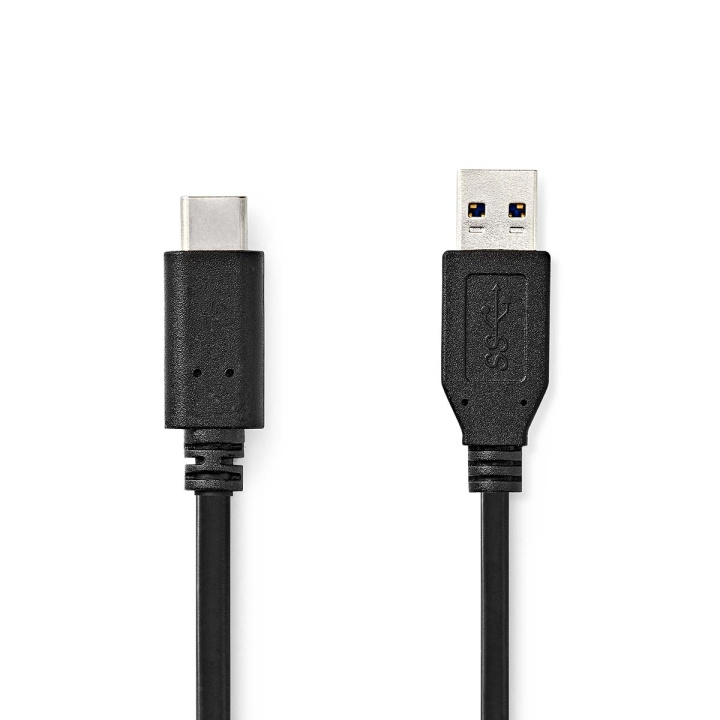 Nedis USB kaapeli | USB 3.2 Gen 2 | USB-A Uros | USB-C™ Uros | 60 W | 10 Gbps | Niklattu | 1.00 m | Pyöreä | PVC | Musta | Label ryhmässä TIETOKOONET & TARVIKKEET / Kaapelit & Sovittimet / USB / USB-C @ TP E-commerce Nordic AB (C66190)