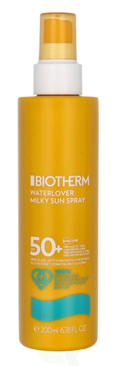 Biotherm Waterlover Sun Milk Spray SPF50+ 200 ml ryhmässä KAUNEUS JA TERVEYS / Ihonhoito / Rusketus / Aurinkosuoja @ TP E-commerce Nordic AB (C66222)