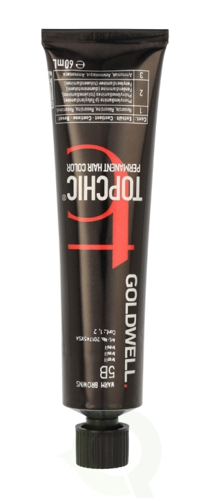 Goldwell Topchic Tube 60 ml 5B ryhmässä KAUNEUS JA TERVEYS / Hiukset &Stailaus / Hiustenhoito / Hiusväri / Hiusväri & Väripommi @ TP E-commerce Nordic AB (C66266)