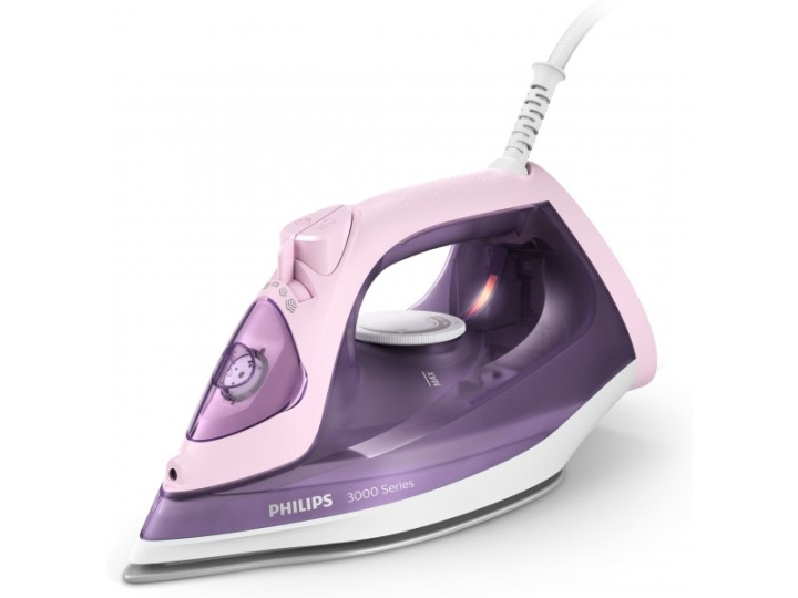 Philips 3000 series DST3020/30 iron Steam iron Ceramic soleplate 2200 W Pink, Purple ryhmässä KOTI, TALOUS JA PUUTARHA / Vaatehuolto / Silitysrauta @ TP E-commerce Nordic AB (C66410)