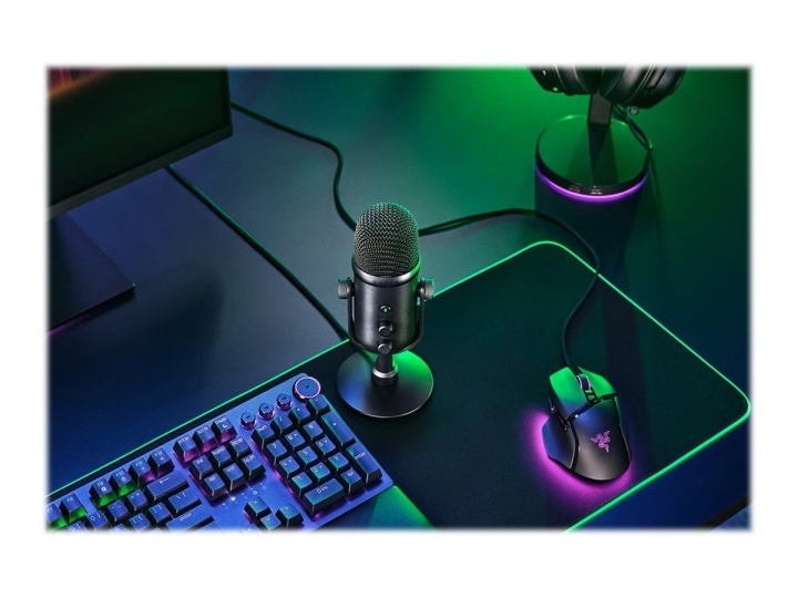 Razer Seiren V2 Pro Microphone Black ryhmässä TIETOKOONET & TARVIKKEET / Tietokonetarvikkeet / Mikrofonit @ TP E-commerce Nordic AB (C66417)