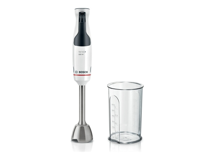 Bosch Serie | 4 ErgoMaster MSM4W210 Stavmixer Vit ryhmässä KOTI, TALOUS JA PUUTARHA / Kodinkoneet / Yleiskoneet ja monitoimikoneet / Tehosekoittimet @ TP E-commerce Nordic AB (C66454)