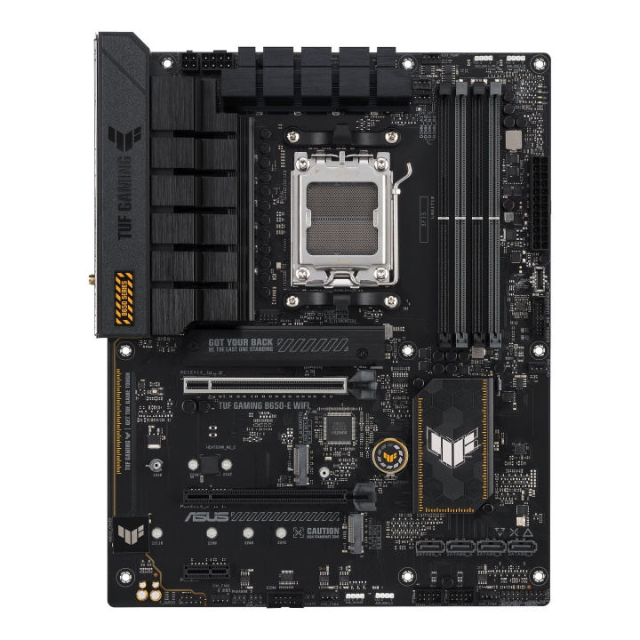 ASUS TUF GAMING B650-E WIFI ATX Socket AM5 AMD B650 ryhmässä TIETOKOONET & TARVIKKEET / Tietokoneen komponentit / Emolevyt @ TP E-commerce Nordic AB (C66470)