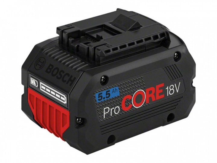 Bosch ProCORE18V Professional Litiumjonbatterier 5,5Ah ryhmässä KOTI, TALOUS JA PUUTARHA / Työkalut & Tee itse / Paristot ja akut sähkötyökaluihin @ TP E-commerce Nordic AB (C66602)