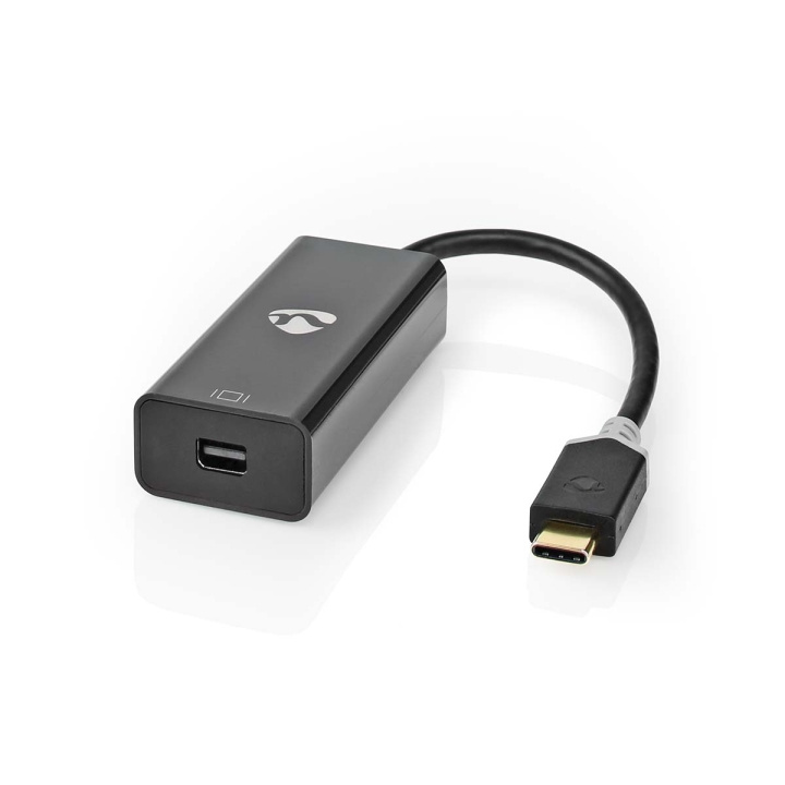 Nedis USB-C™ Sovitin | USB 3.2 Gen 1 | USB-C™ Uros | Mini DisplayPort Naaras | 0.20 m | Pyöreä | Kullattu | PVC | Antrasiitti | Ikkunallinen laatikko ryhmässä ÄLYPUHELIMET JA TABLETIT / Laturit & Kaapelit / Sovittimet @ TP E-commerce Nordic AB (C66637)