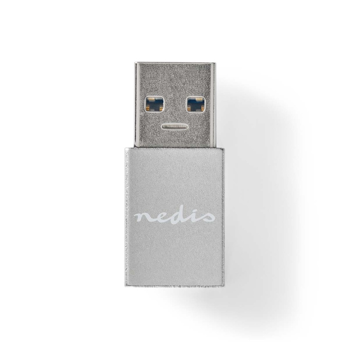 Nedis USB-A Sovitin | USB 3.2 Gen 1 | USB-A Uros | USB-C™ Naaras | 5 Gbps | Pyöreä | Niklattu | Musta | Laatikko ryhmässä TIETOKOONET & TARVIKKEET / Kaapelit & Sovittimet / USB / USB-A / Sovittimet @ TP E-commerce Nordic AB (C66649)