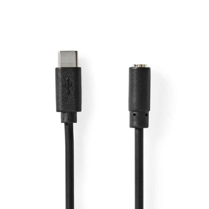 Nedis USB-C™ Sovitin | USB 2.0 | USB-C™ Uros | 3.5 mm naaras | 1.00 m | Pyöreä | Niklattu | PVC | Musta | Laatikko ryhmässä TIETOKOONET & TARVIKKEET / Kaapelit & Sovittimet / USB / USB-C @ TP E-commerce Nordic AB (C66661)