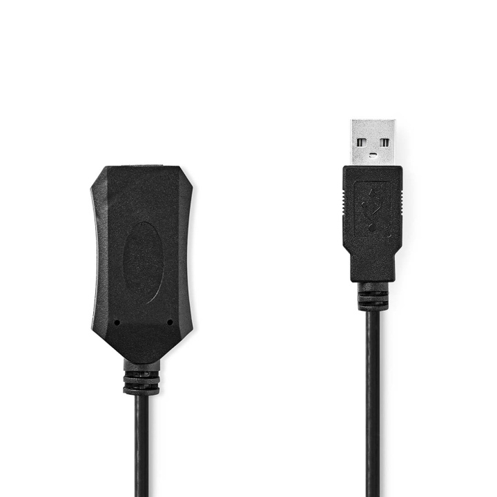 Nedis Aktiivinen USB-kaapeli | USB 2.0 | USB-A Uros | USB-A Naaras | 480 Mbps | 10.0 m | Pyöreä | Niklattu | PVC | Kupari | Label ryhmässä TIETOKOONET & TARVIKKEET / Kaapelit & Sovittimet / USB / USB-A / Kaapelit @ TP E-commerce Nordic AB (C66667)