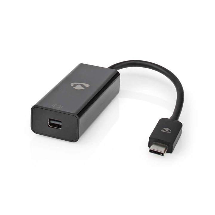 Nedis USB-C™ Sovitin | USB 3.2 Gen 1 | USB-C™ Uros | Mini DisplayPort Naaras | 8K@60Hz | 0.20 m | Pyöreä | Niklattu | PVC | Musta | Muovipussi ryhmässä ÄLYPUHELIMET JA TABLETIT / Laturit & Kaapelit / Sovittimet @ TP E-commerce Nordic AB (C66673)