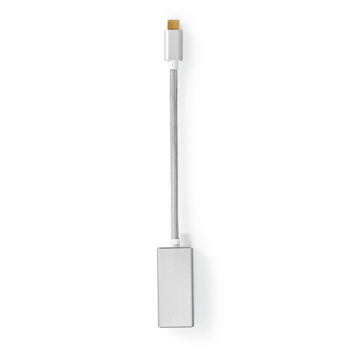 Nedis USB-C™ Sovitin | USB 3.2 Gen 1 | USB-C™ Uros | DisplayPort Naaras | 0.20 m | Pyöreä | Kullattu | Nailon / Punottu | Hopea | Laatikko kannella ja ikkunalla ryhmässä ÄLYPUHELIMET JA TABLETIT / Laturit & Kaapelit / Sovittimet @ TP E-commerce Nordic AB (C66675)