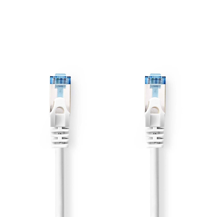 Nedis CAT6a verkkokaapeli | S/FTP | RJ45 uros | RJ45 uros | 0.25 m | Snagless | Pyöreä | LSZH | Valkoinen | Label ryhmässä TIETOKOONET & TARVIKKEET / Kaapelit & Sovittimet / Verkko / Cat6 @ TP E-commerce Nordic AB (C66727)