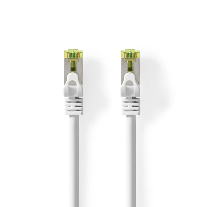 Nedis CAT7 verkkokaapeli | S/FTP | RJ45 uros | RJ45 uros | 0.50 m | Snagless | Pyöreä | LSZH | Valkoinen | Label ryhmässä TIETOKOONET & TARVIKKEET / Kaapelit & Sovittimet / Verkko / Cat7 @ TP E-commerce Nordic AB (C66730)