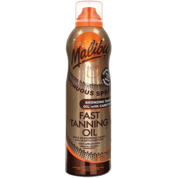 Malibu Fast Tanning Oil Spray 175ml ryhmässä KAUNEUS JA TERVEYS / Ihonhoito / Rusketus / Aurinkosuoja @ TP E-commerce Nordic AB (C66937)