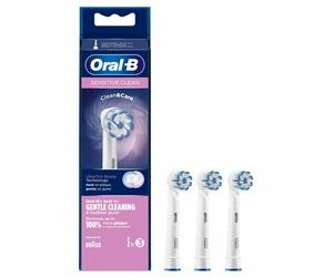 Oral B Tandborsthuvuden Sensitive Clean Borsthuvuden, 3 st ryhmässä KAUNEUS JA TERVEYS / Suunhoito / Sähköhammasharjat Tarvikkeet @ TP E-commerce Nordic AB (C66949)