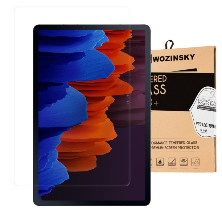 Wozinsky Skärmskydd 9H Transparent för Galaxy Tab S7+/S7 FE ryhmässä ÄLYPUHELIMET JA TABLETIT / Tabletin suojakotelo / Samsung tablets @ TP E-commerce Nordic AB (C66989)