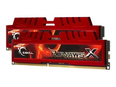 G.Skill Ripjaws-X DDR3 16GB kit 1600MHz CL10 non-ECC ryhmässä TIETOKOONET & TARVIKKEET / Tietokoneen komponentit / RAM-muistit / DDR3 @ TP E-commerce Nordic AB (C67176)