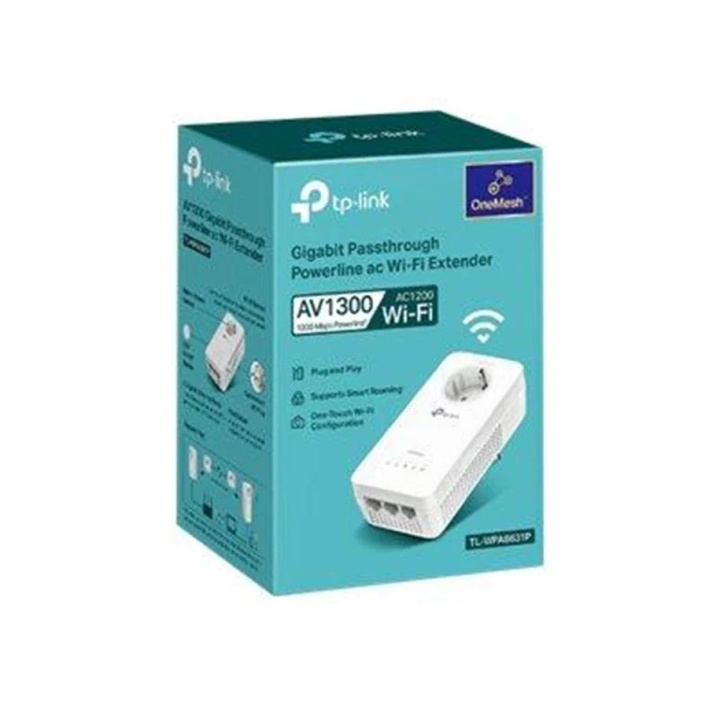 TP-Link Powerline TL-WPA8631P Homeplugg ryhmässä TIETOKOONET & TARVIKKEET / Verkko / Wifi-vahvistimet @ TP E-commerce Nordic AB (C67204)