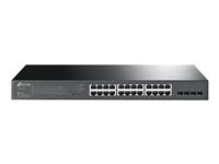 TP-Link JetStream TL-SG2428P Switch 24-port Gigabit PoE+ ryhmässä TIETOKOONET & TARVIKKEET / Verkko / Kytkimet @ TP E-commerce Nordic AB (C67205)